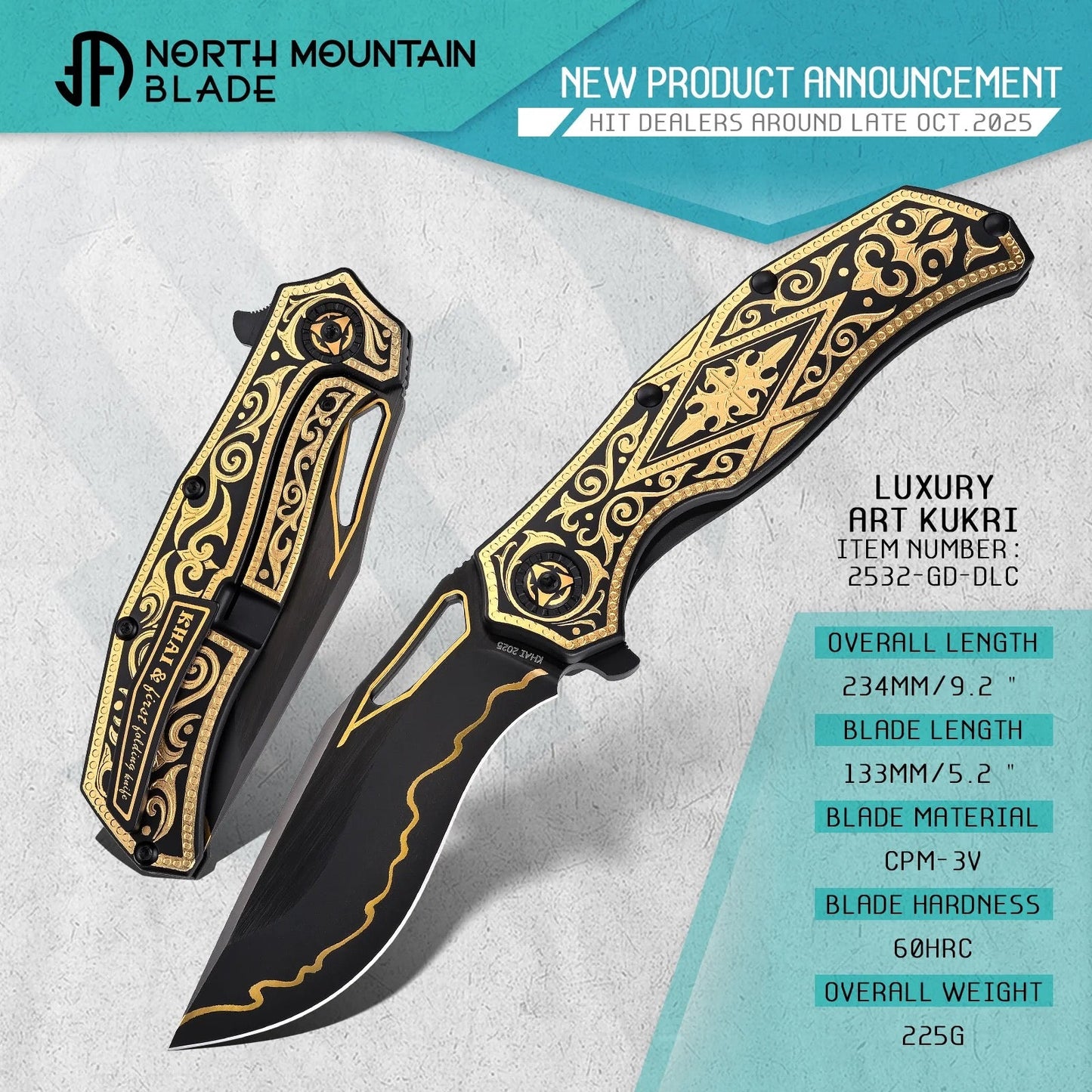 North Mountain Blade KF001-A folding knife detail view image 2