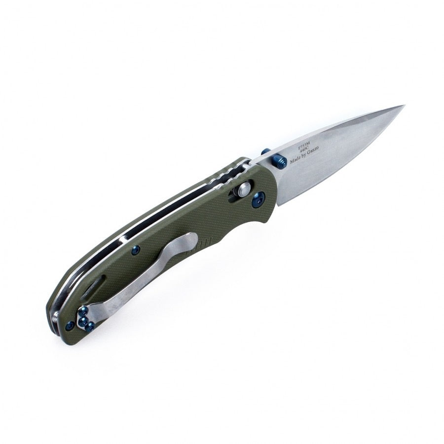 Ganzo F753M1-GR Folding Knife 3.03in 440c Stainless Steel Blade Green G10 Handles