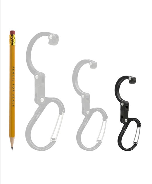 Heroclip Mini Adjustable Carabiner/Hanger - Supports up to 40 lbs