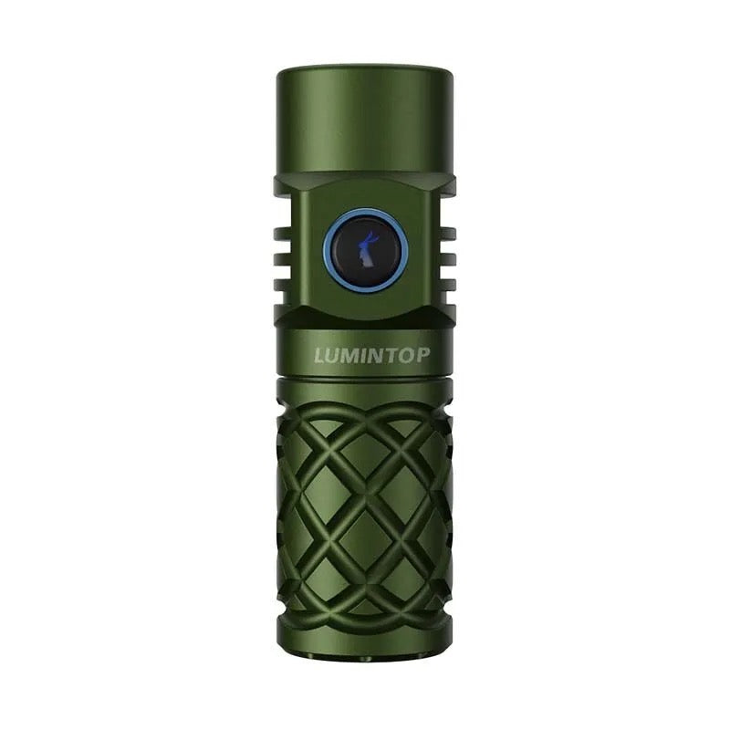 Lumintop Thor Mini Aluminum 250 Lumen LEP EDC Flashlight - Black / Green