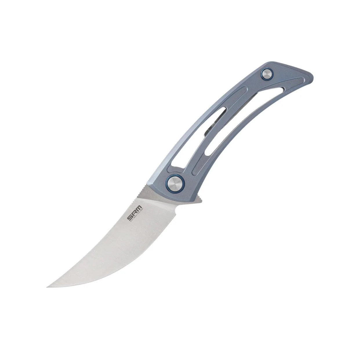 SRM Unicorn 7415-TE Folding Knife 2.76in 154CM Blade Titanium Handles