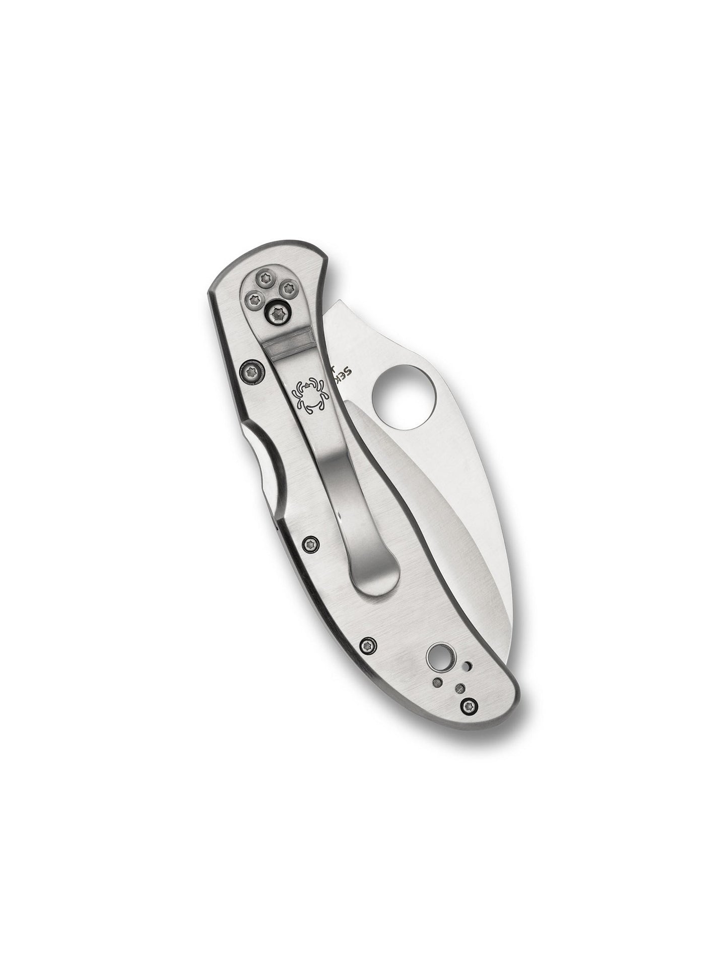Spyderco Harpy C08P – 2.75" VG-10 Hawkbill Lockback Knife with Stainless Steel Handle