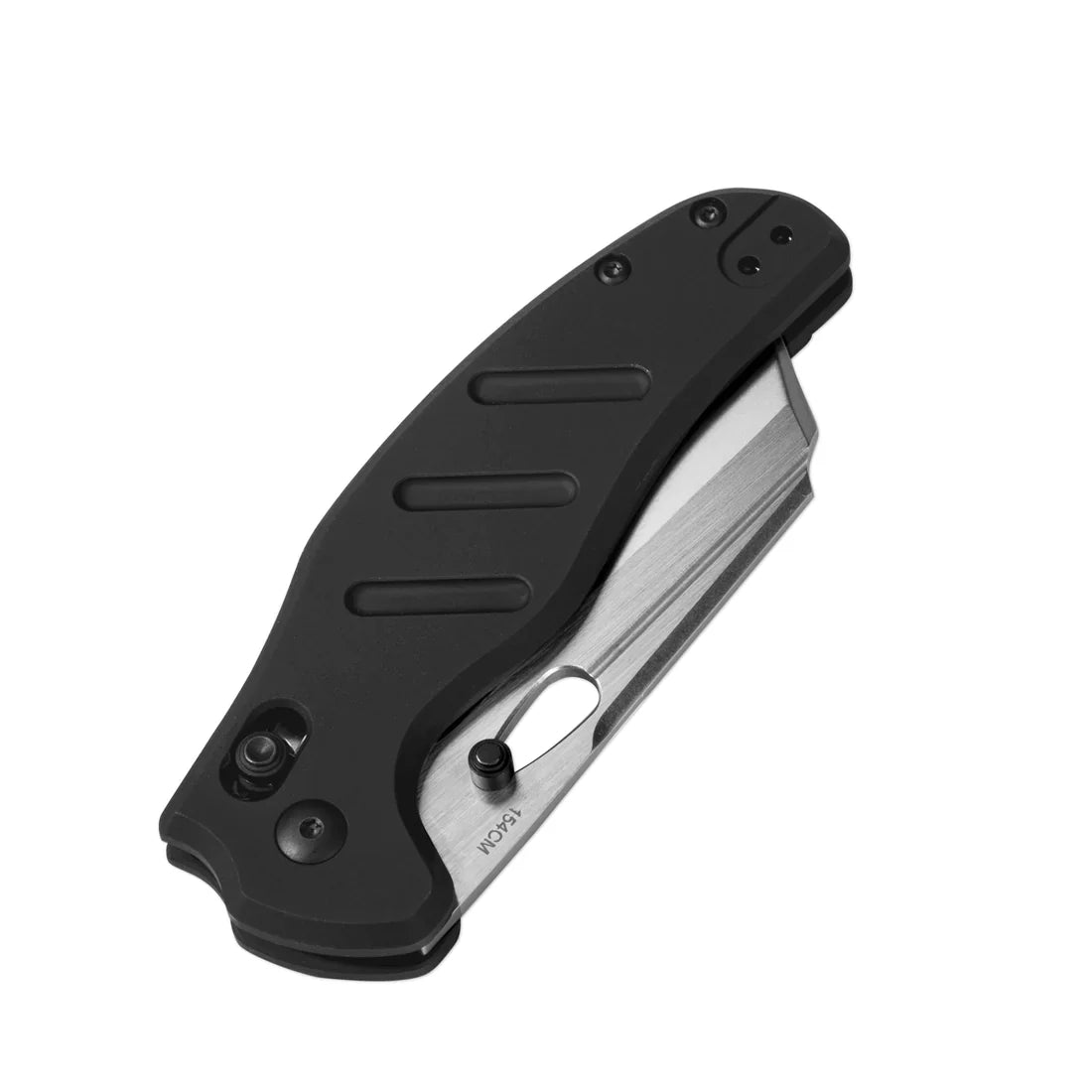 Kizer Sheepdog Cross Bar Lock 3.15in 154cm Blade Black Aluminum Handles - V4488AC2