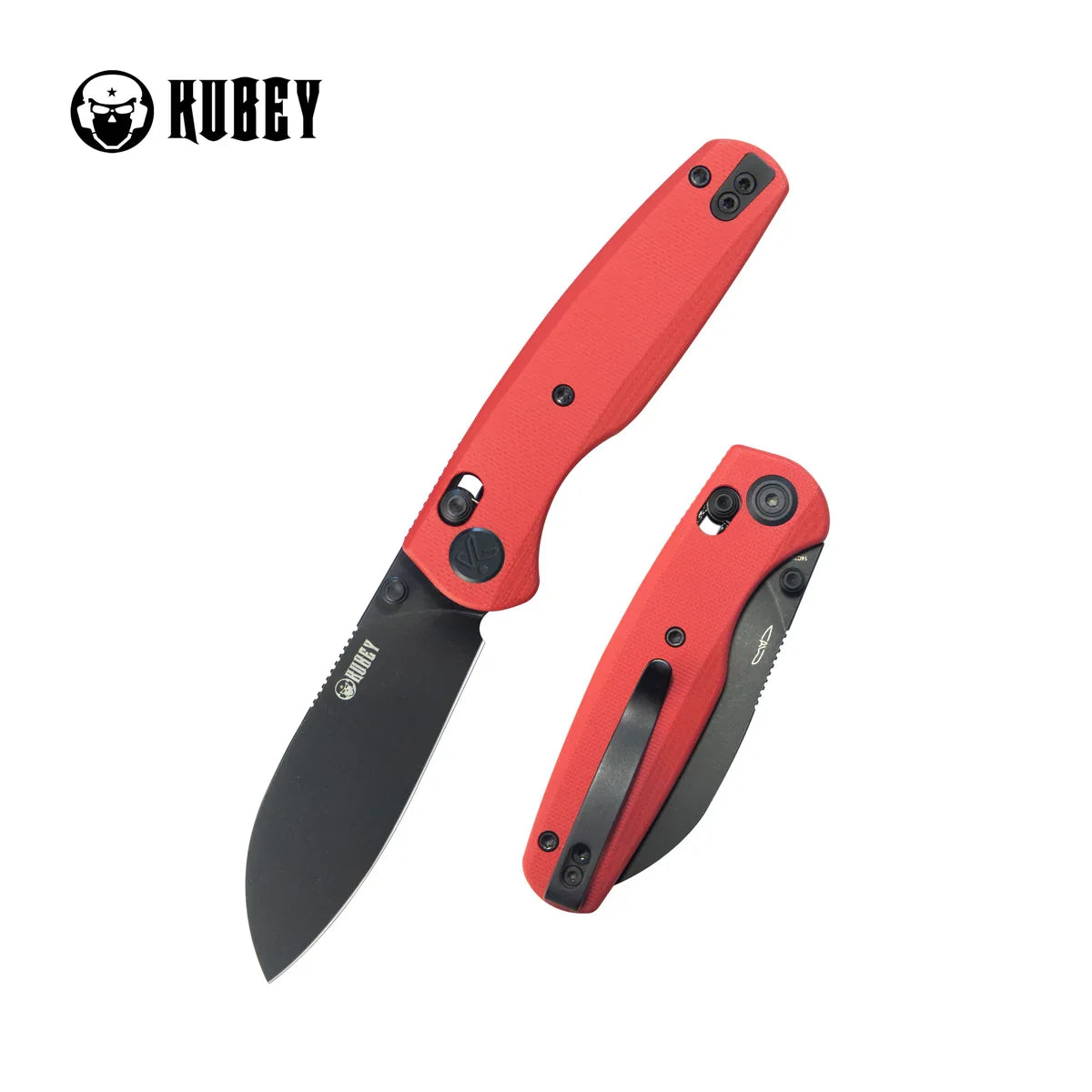Kubey Knife Breeze 3.03" 14C28N Red G-10 KUB288F
