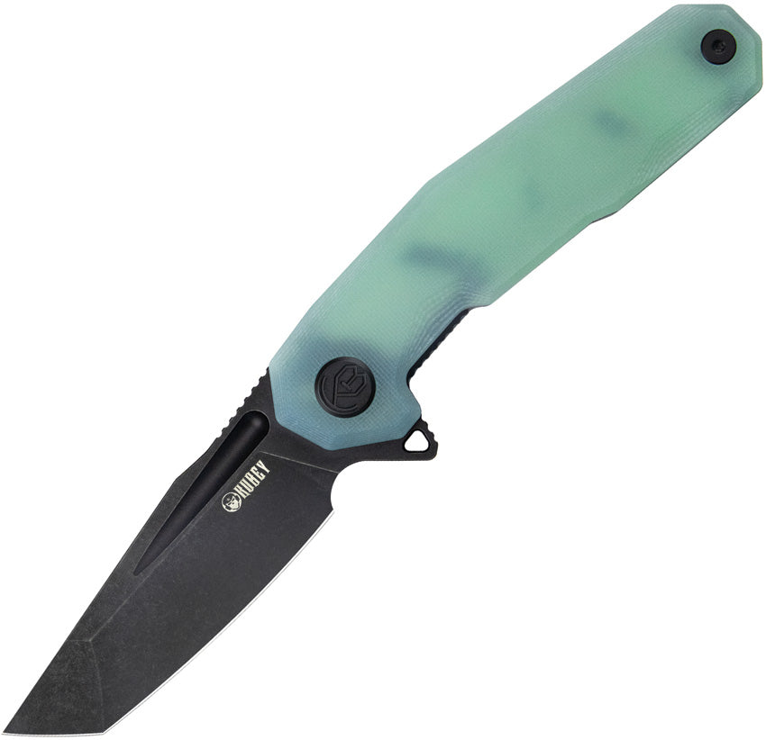 Kubey Carve Nest 4.63" D2 Jade G10 KUB237F