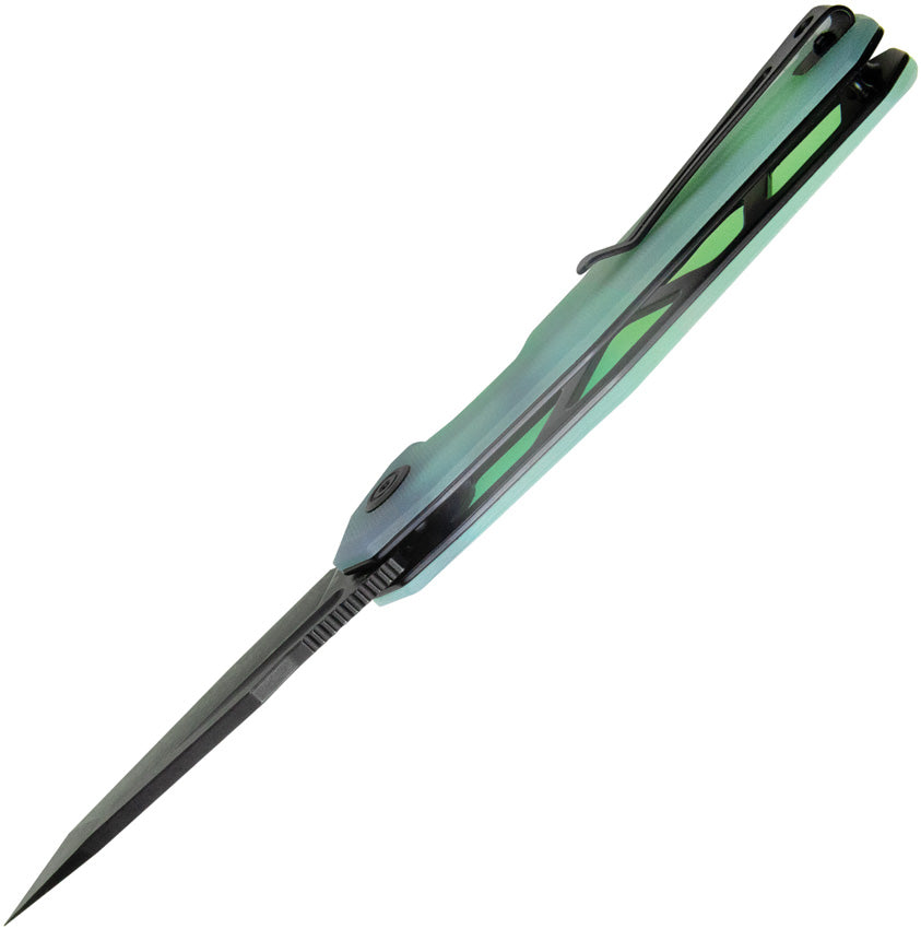 Kubey Carve Nest 4.63" D2 Jade G10 KUB237F
