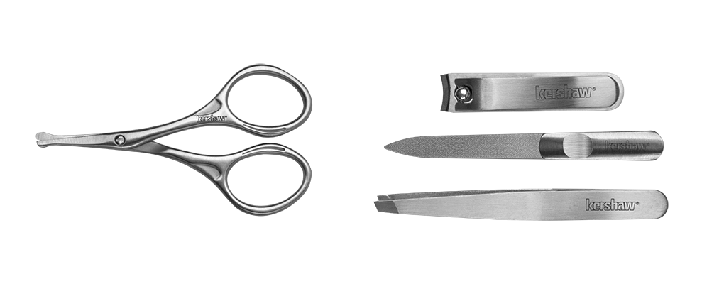 Kershaw KMCURE Stainless Steel Manicure Set