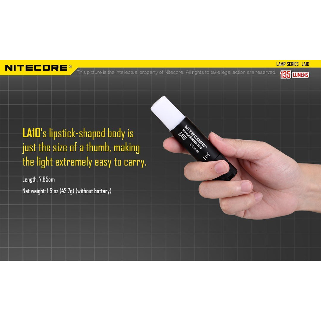 Nitecore LA10 135 Lumen 1 x AA CREE XP G2 LED Flashlight