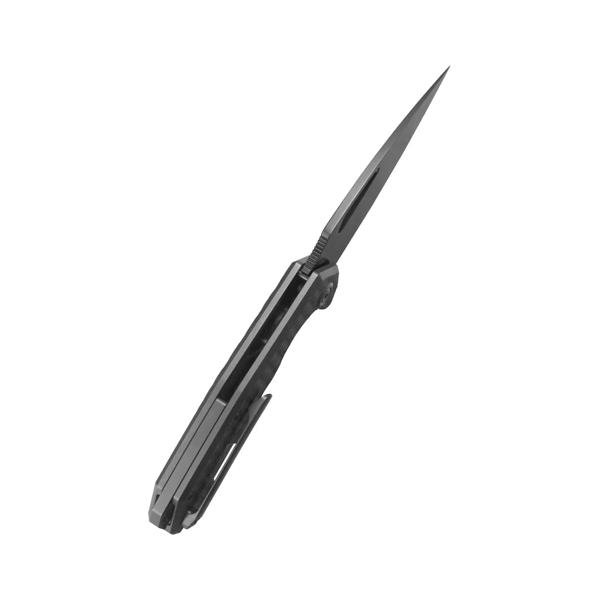 KB Coeus Outdoor Folding Knife 3.11" M390 Spear Point Blade DLC Titanium Handle KB286E