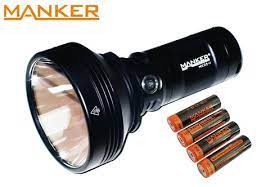 Manker MK35 Gen II 6,000 Lumen USB-C Rechargeable Flashlight 6,561ft. of Throw 4 x 18650 Batteries (Included) 1* LUMINUS SBT-90 GEN2 LED