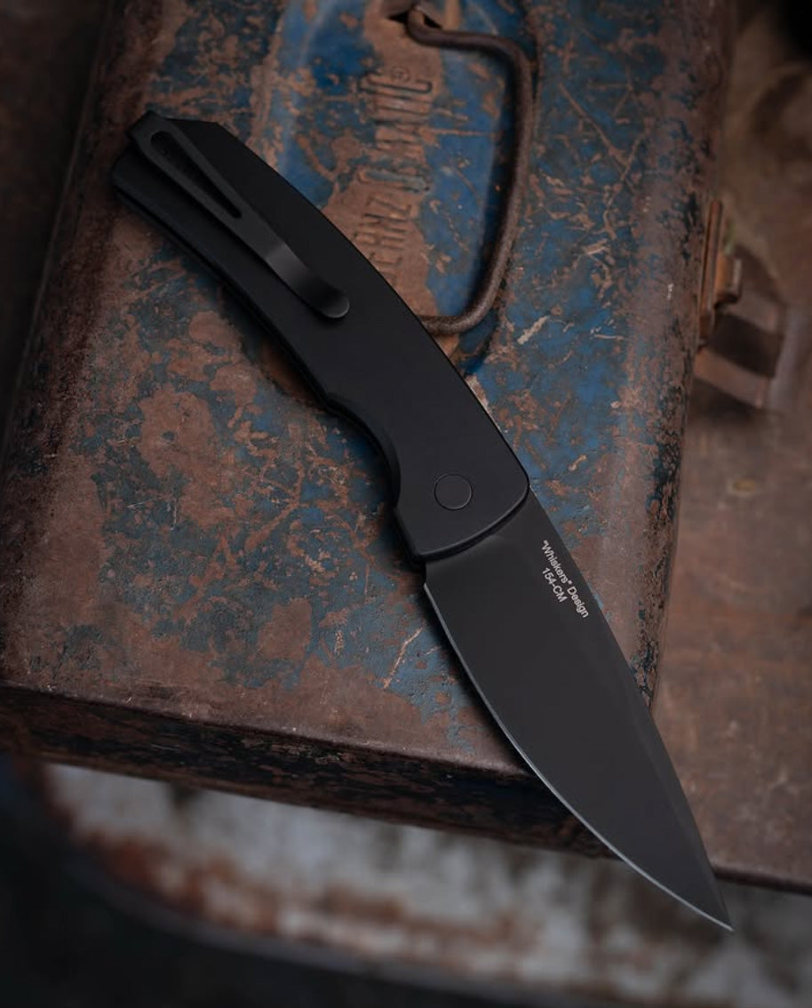Pro-Tech Magic 2 M2603 closed view with deep carry pocket clip