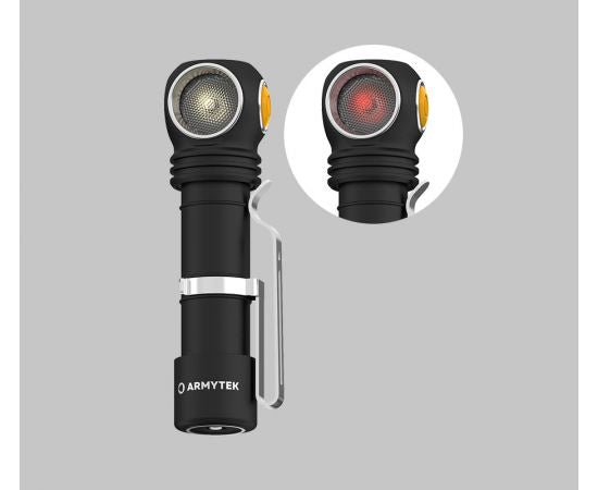 Armytek Wizard C2 WR Magnet USB / Warm & Red / 1020 lm & 230 lm / TIR 70Â°:120Â° / 1x18650 (incl.)