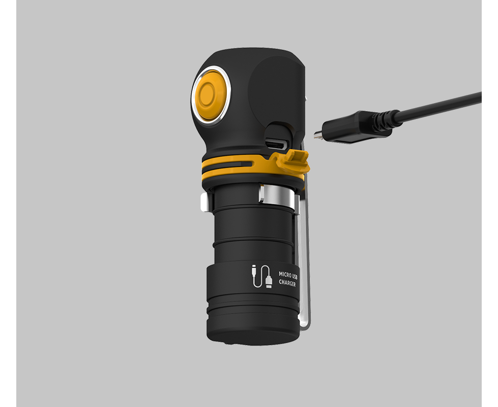 Armytek Elf C1 Micro USB Rechargeable / Warm LED / 930 lumens / TIR 70Â°:120Â° / 1x18350 (incl.)