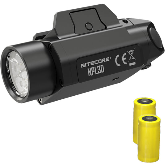 Nitecore NPL30 1200 Lumen Rail Mount Flashlight 4 x CREE XP-G3 LEDs