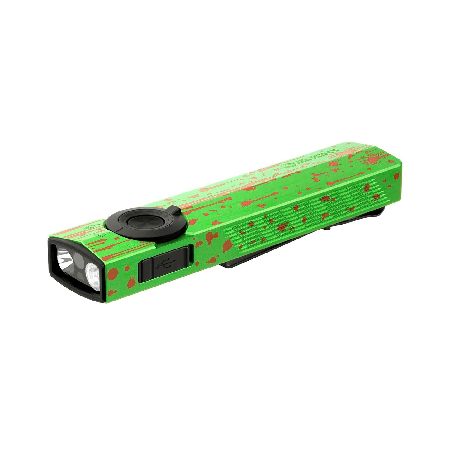 Olight ArkPro – 1,500 Lumen USB-C Rechargeable Flashlight Zombie Green (UV + Class 3R + EDC)