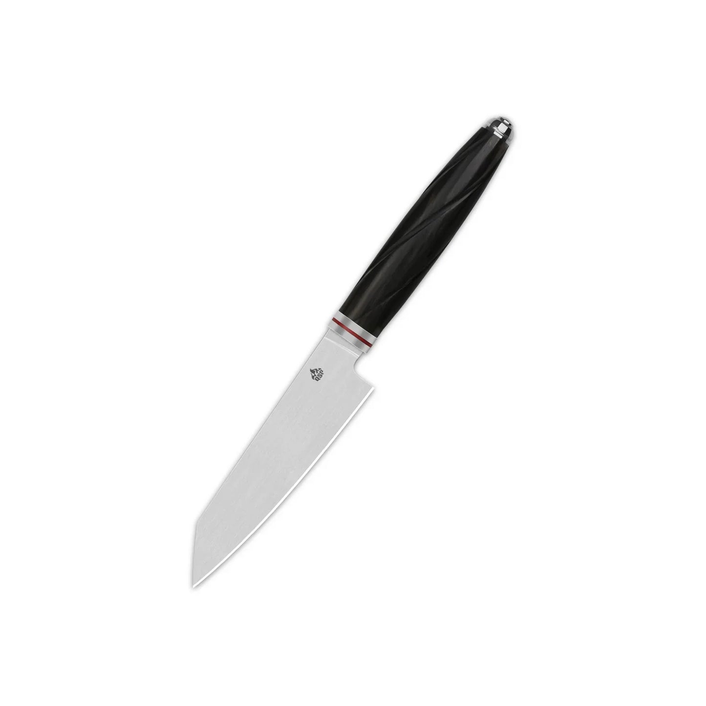 QSP 4"  Kiritsuke 14C28N, satin finish Ebony Wood QS-KK-005A