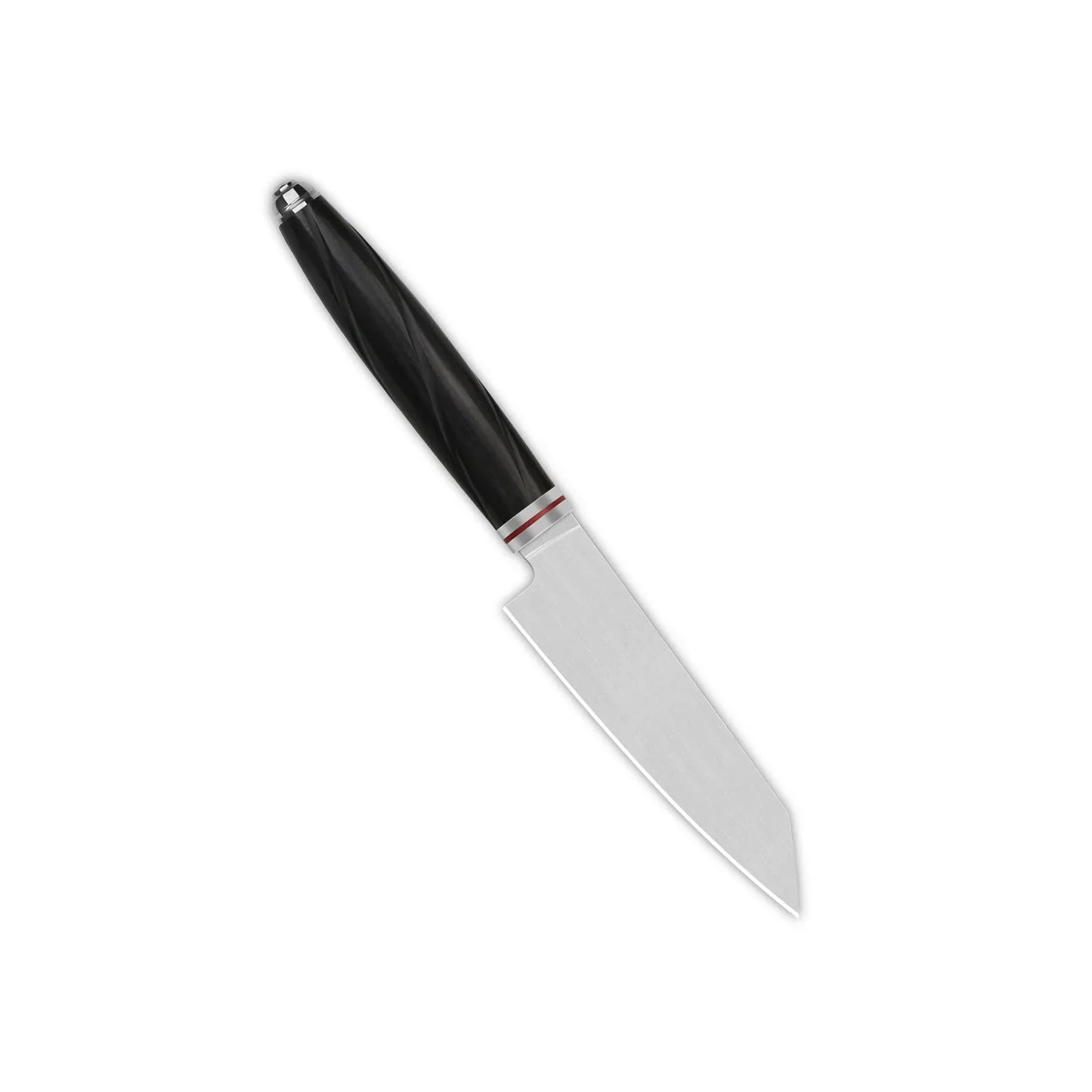 QSP 4"  Kiritsuke 14C28N, satin finish Ebony Wood QS-KK-005A