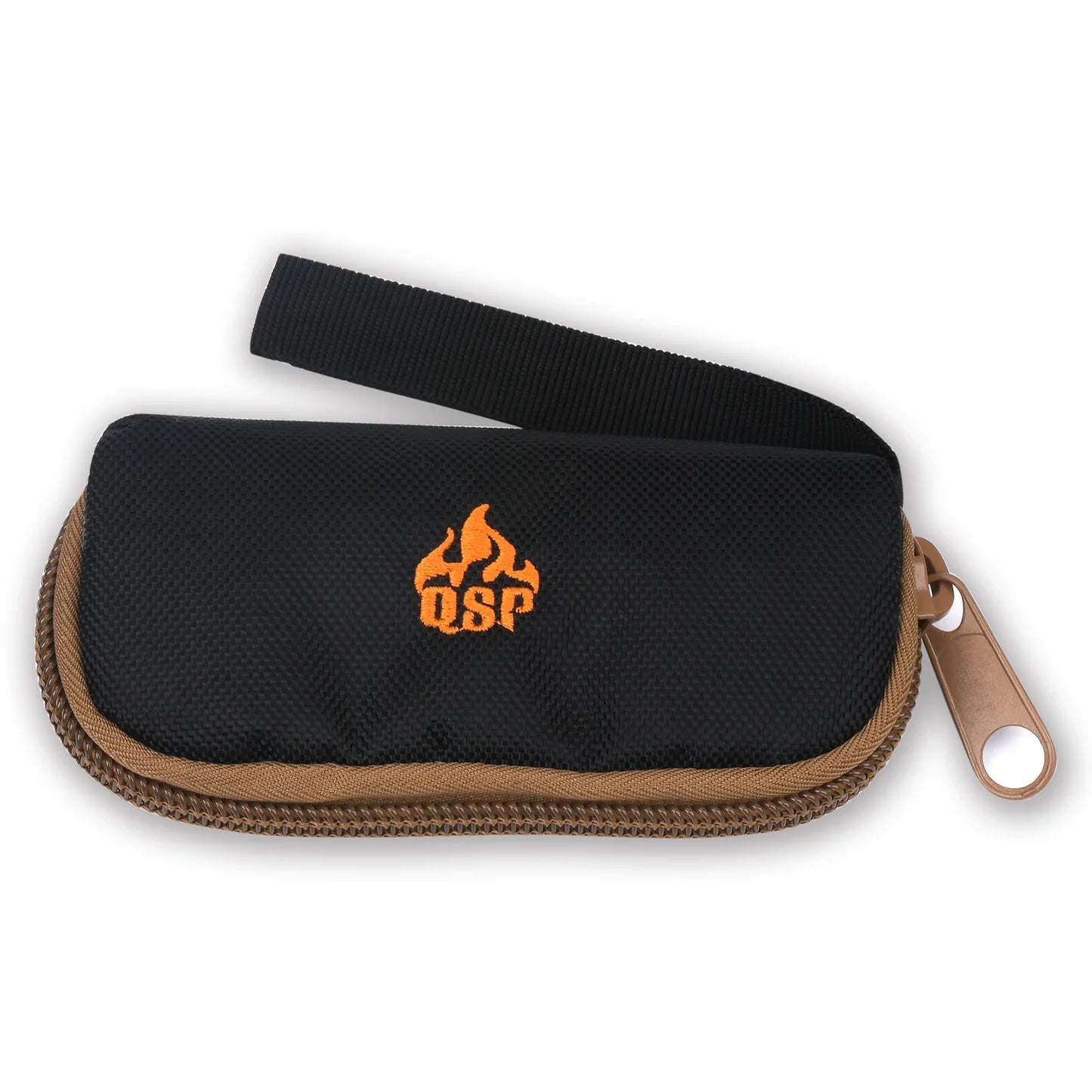 QSP Pelican 3.625" CPM S35VN Brown texture Micarta QS118-A1