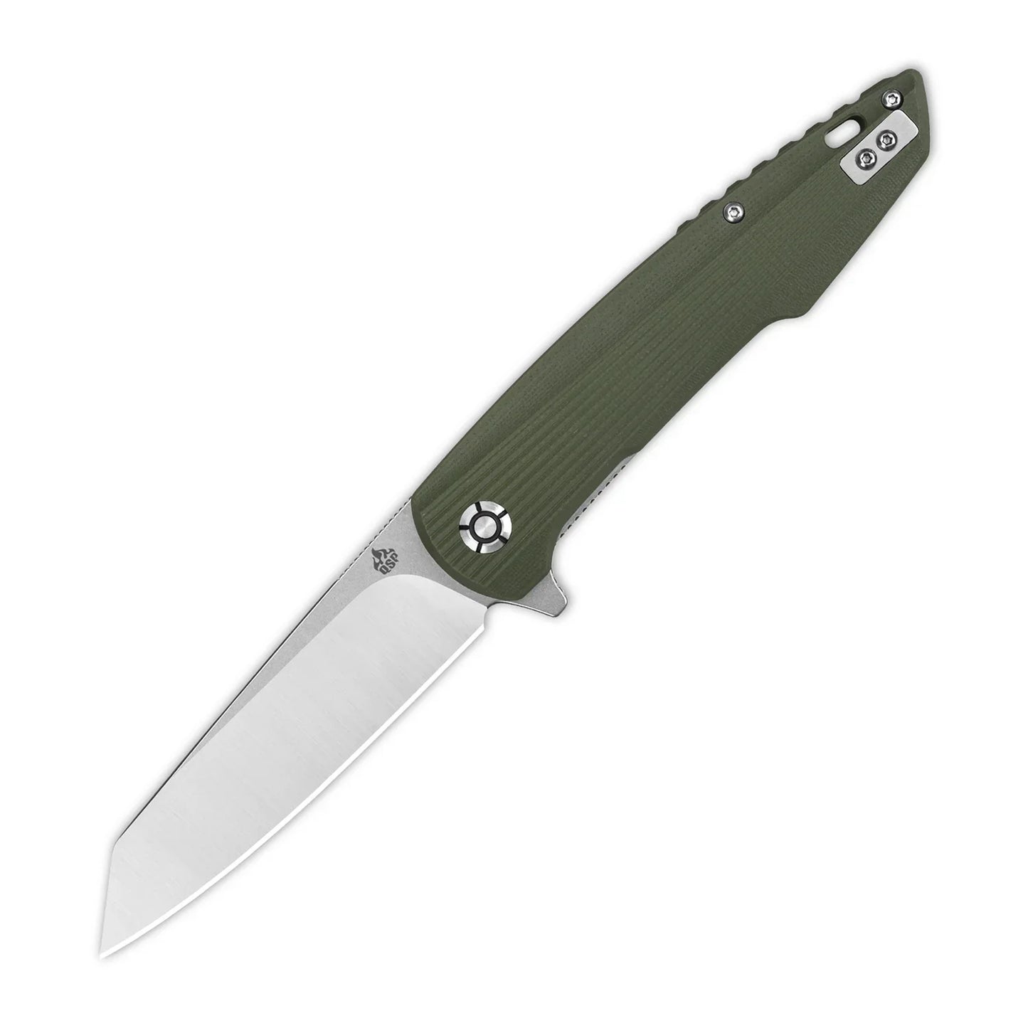 QSP Phoenix - 3.75" D2 Blade Green G10 Handle - (QS108-B1)