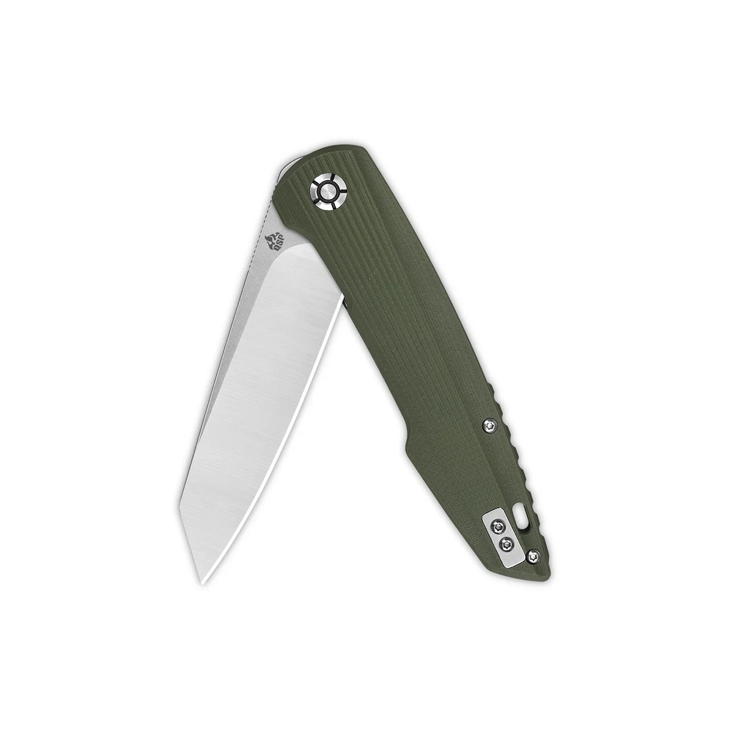QSP Phoenix - 3.75" D2 Blade Green G10 Handle - (QS108-B1)