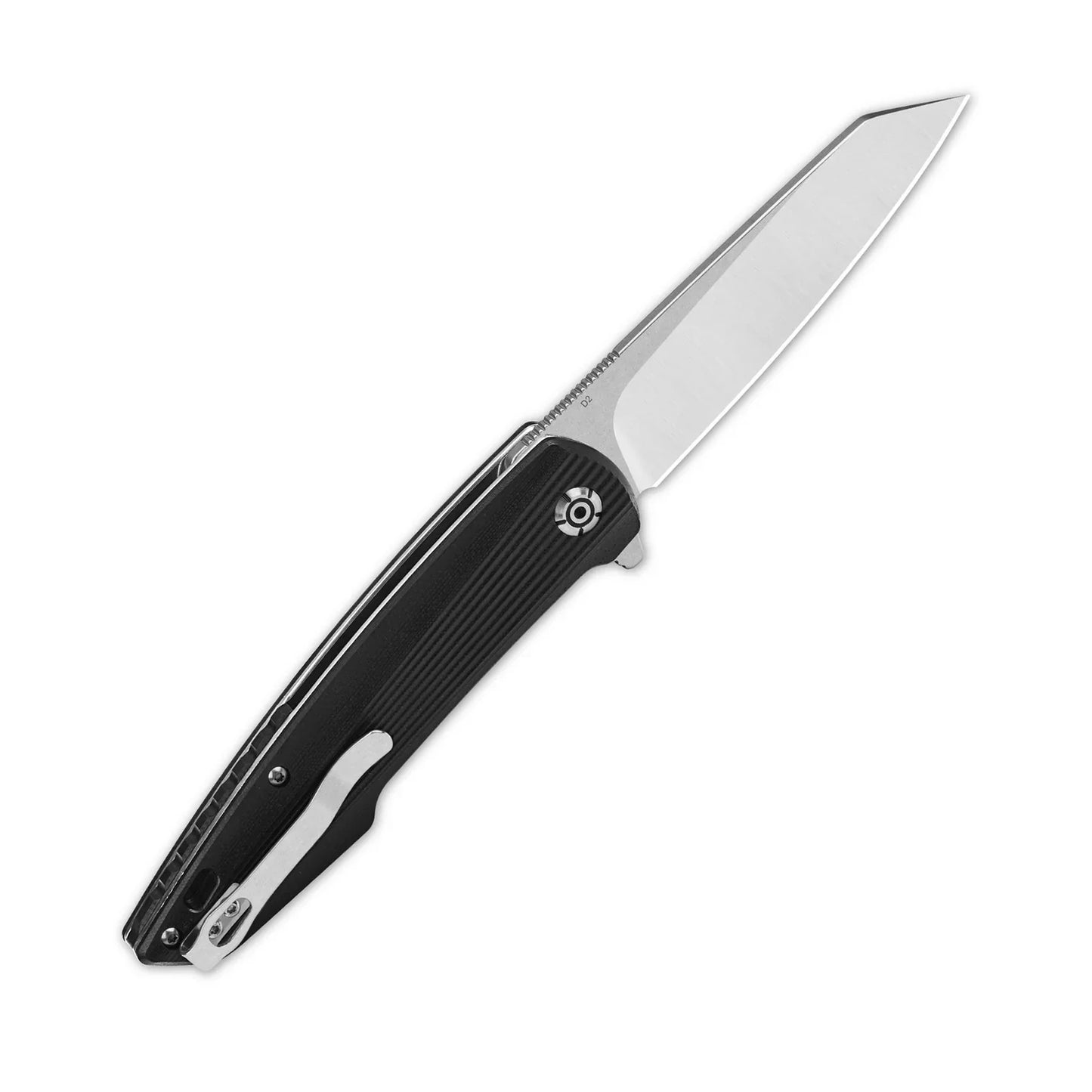 QSP Phoenix - 3.75" D2 Blade Black G10 Handles - (QS108-C1)