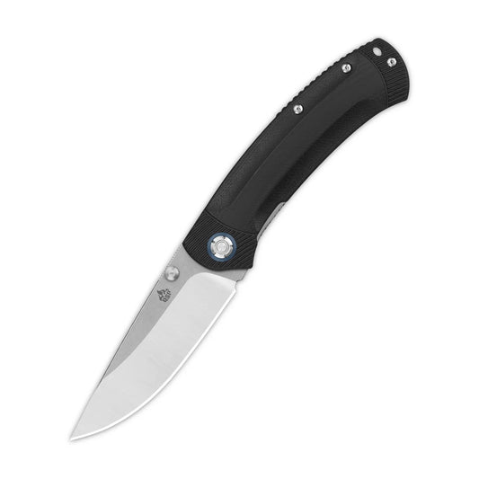 QSP Copperhead 3.50" Sandvik 14C28N Black G10 QS109-A1