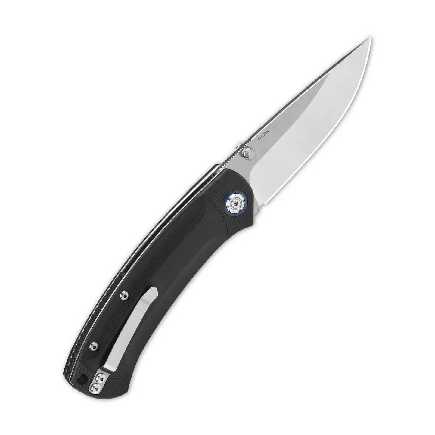 QSP Copperhead 3.50" Sandvik 14C28N Black G10 QS109-A1