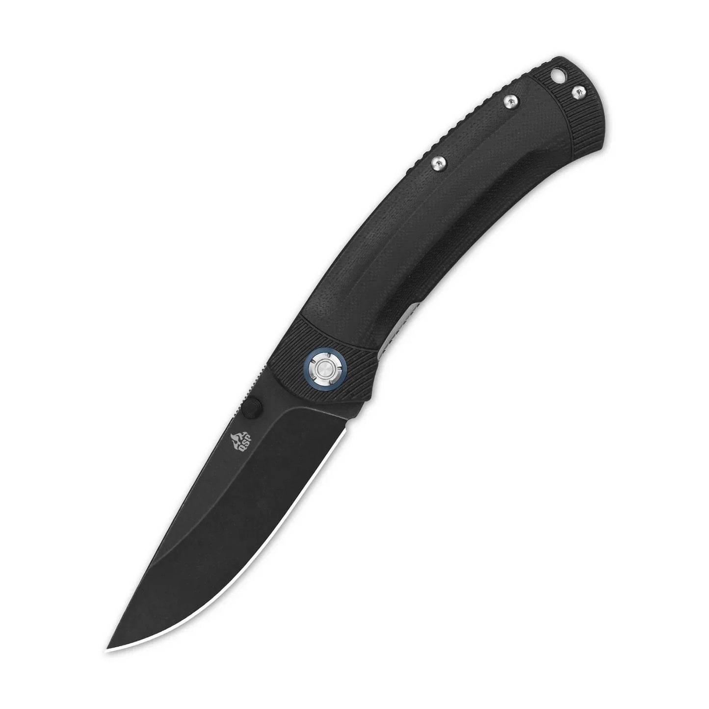 QSP Copperhead 3.50" Sandvik 14C28N black G10 QS109-A2
