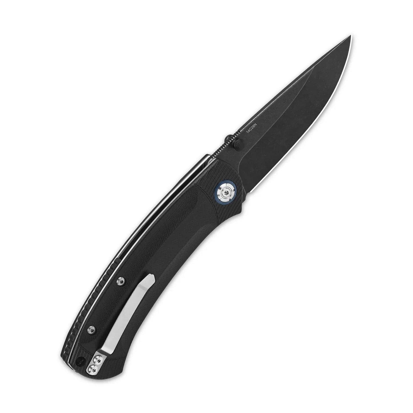 QSP Copperhead 3.50" Sandvik 14C28N black G10 QS109-A2