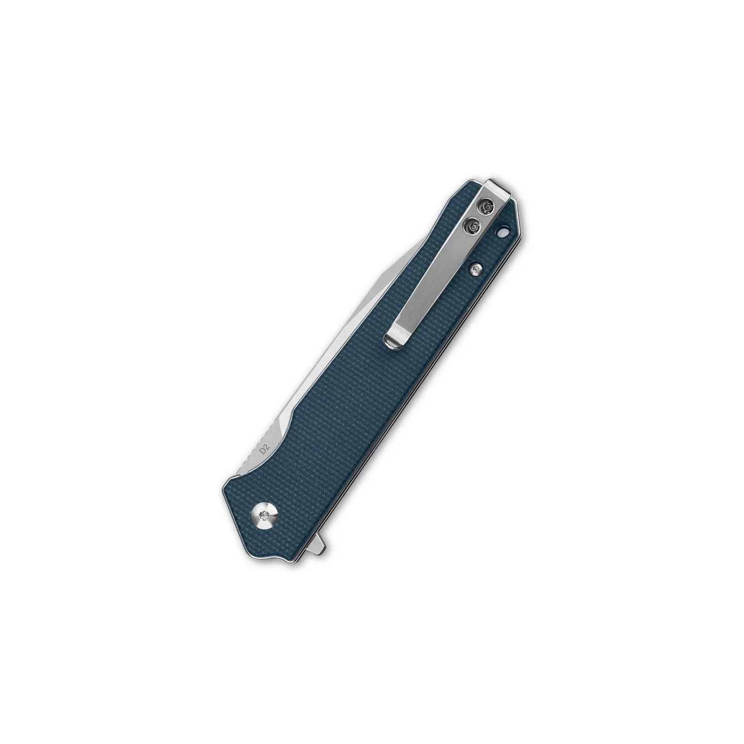 QSP Mamba V2 3.50" D2 Blue Micarta QS111-H1