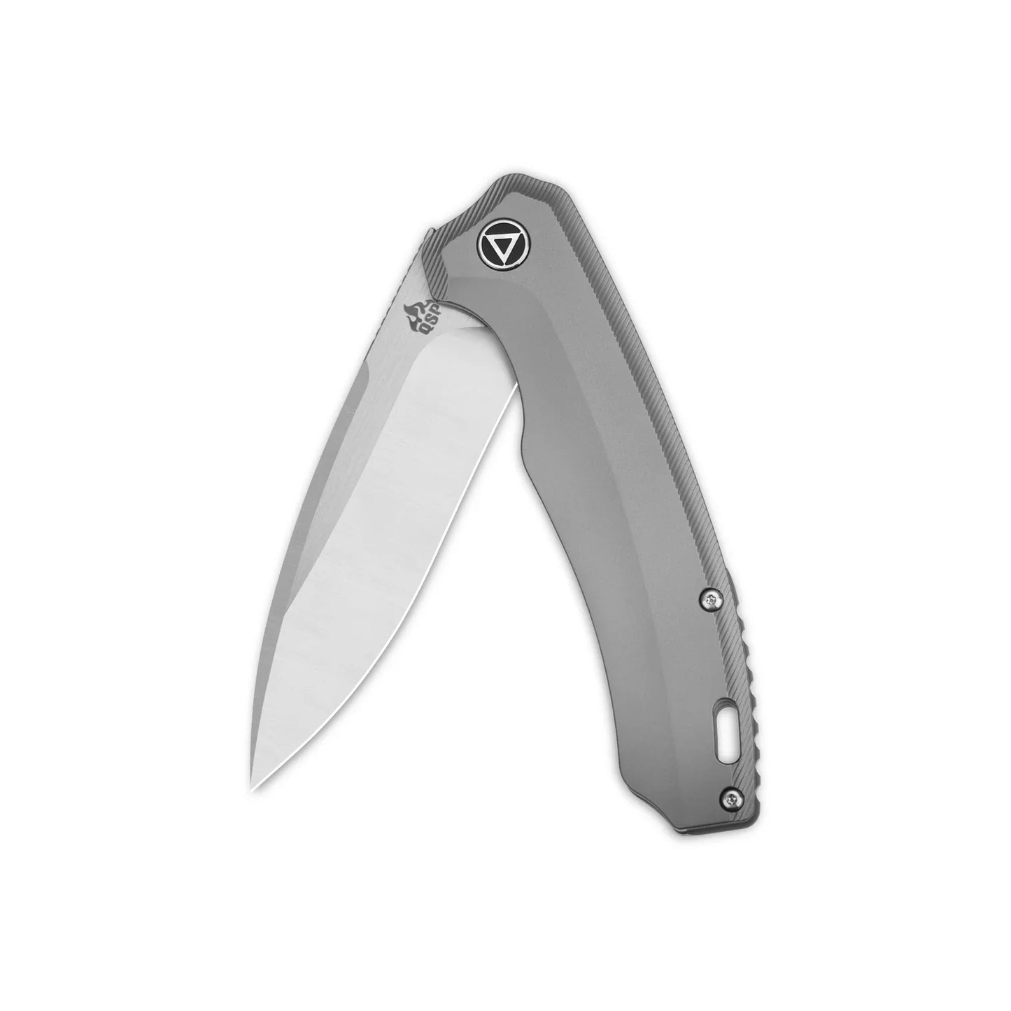 QSP Woodpecker 3.75" Böhler M390 Blade Titanium Handle QS116-A