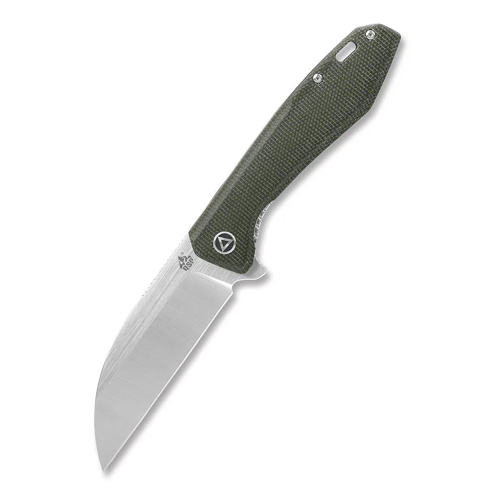 QSP Pelican 3.625" CPM S35VN Green Micarta QS118-E1