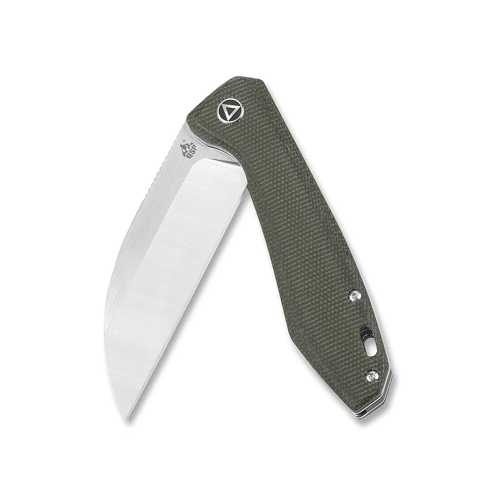 QSP Pelican 3.625" CPM S35VN Green Micarta QS118-E1