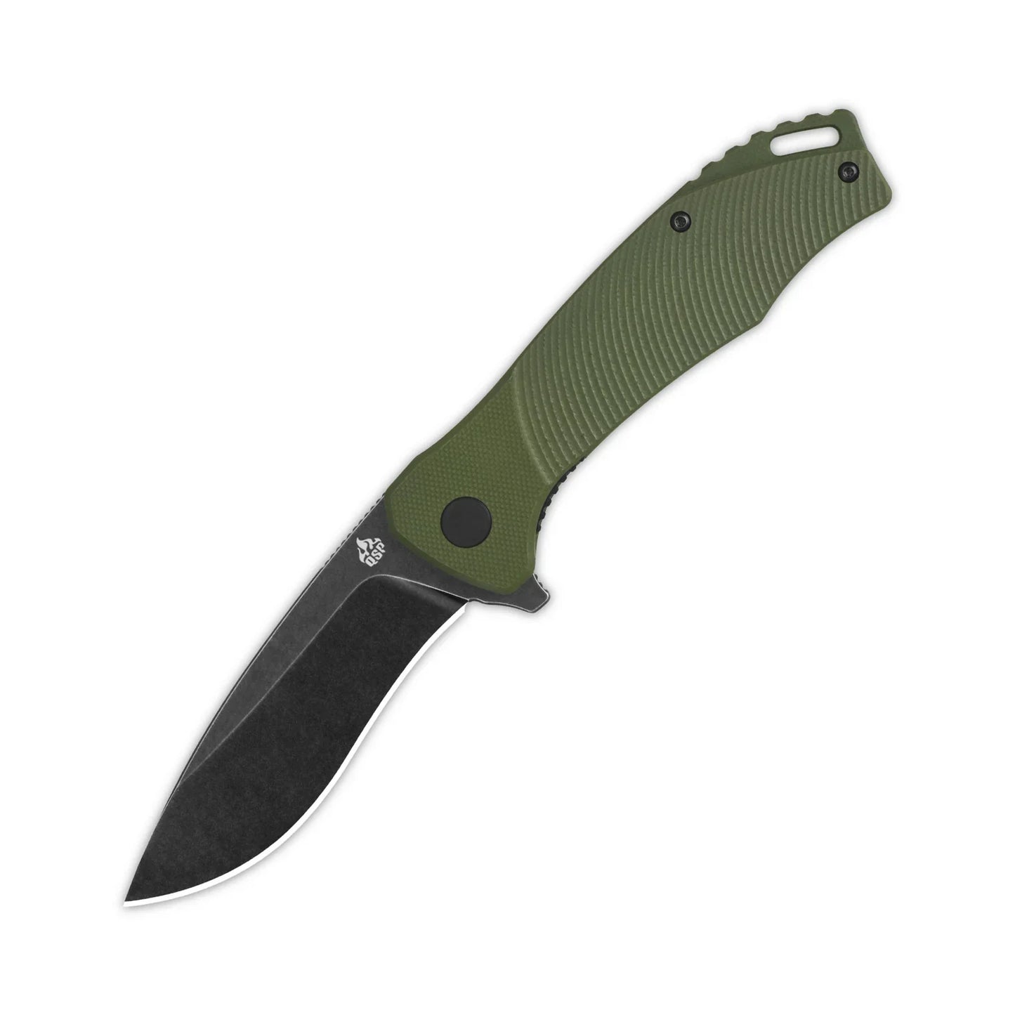 QSP Raven 3.375" Green G10 QS122-B2