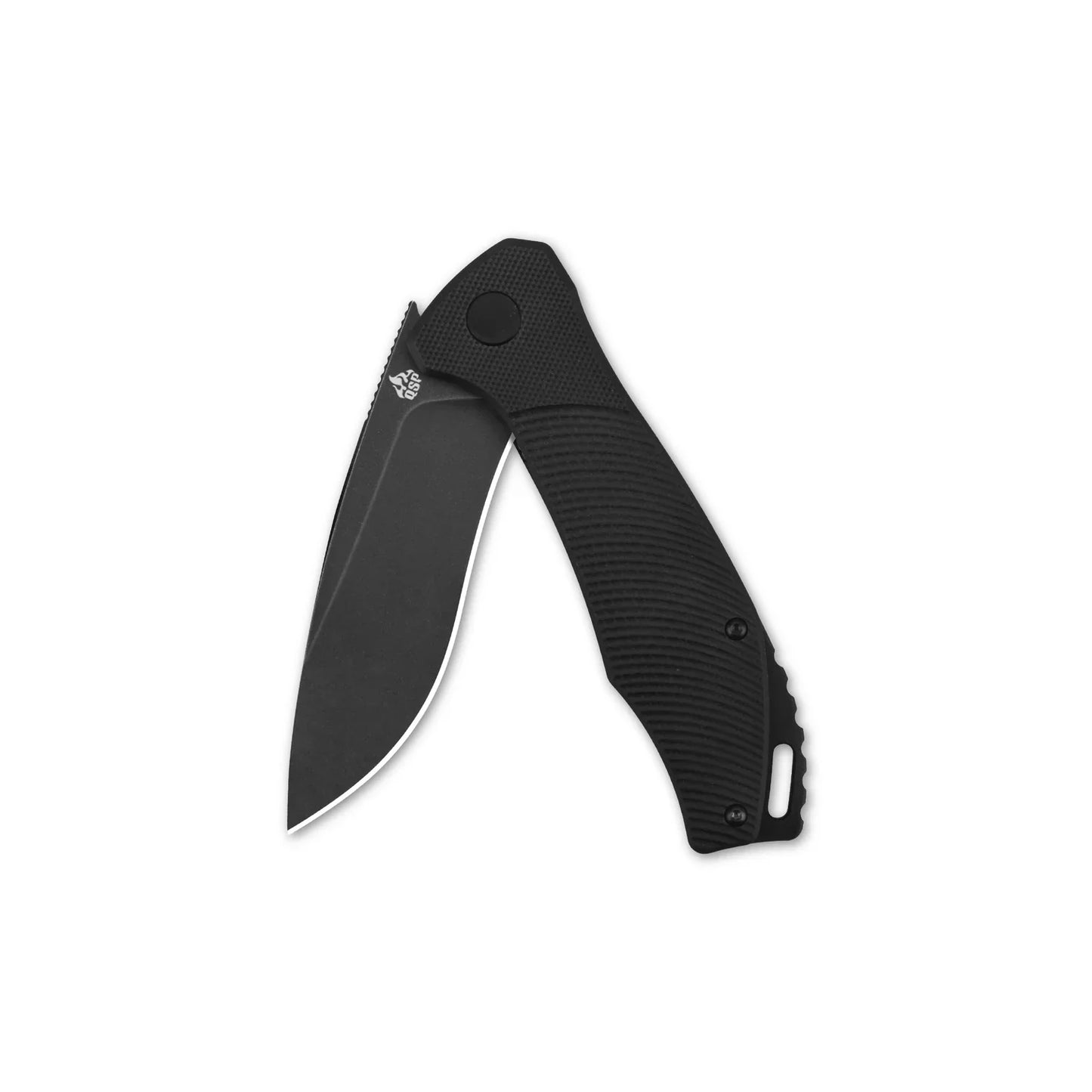 QSP Raven 3.375" D2 Black G10 QS122-C2
