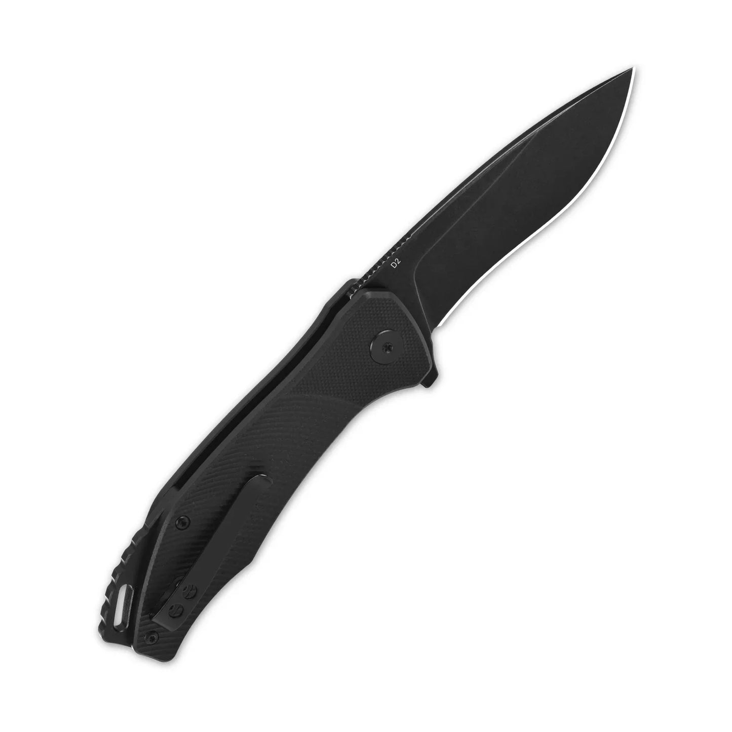 QSP Raven 3.375" D2 Black G10 QS122-C2