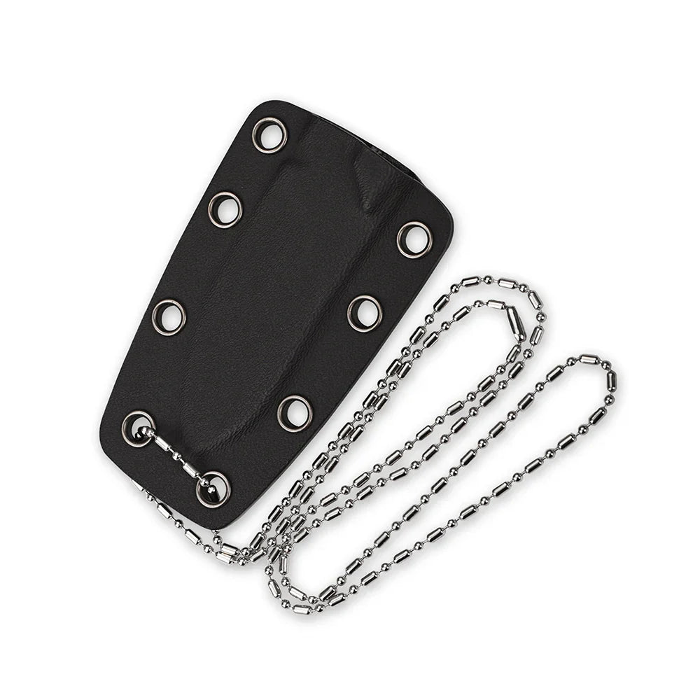 QSP Neckmuk 2.875" D2, satin finish Black G10 QS125-A