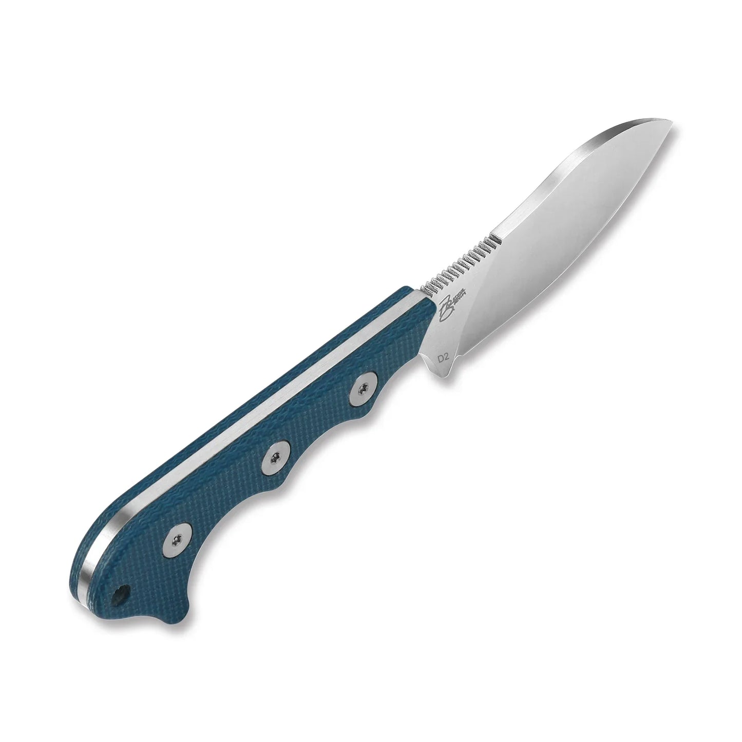 QSP Neckmuk 2.875" D2, satin finish Blue Micarta QS125-D