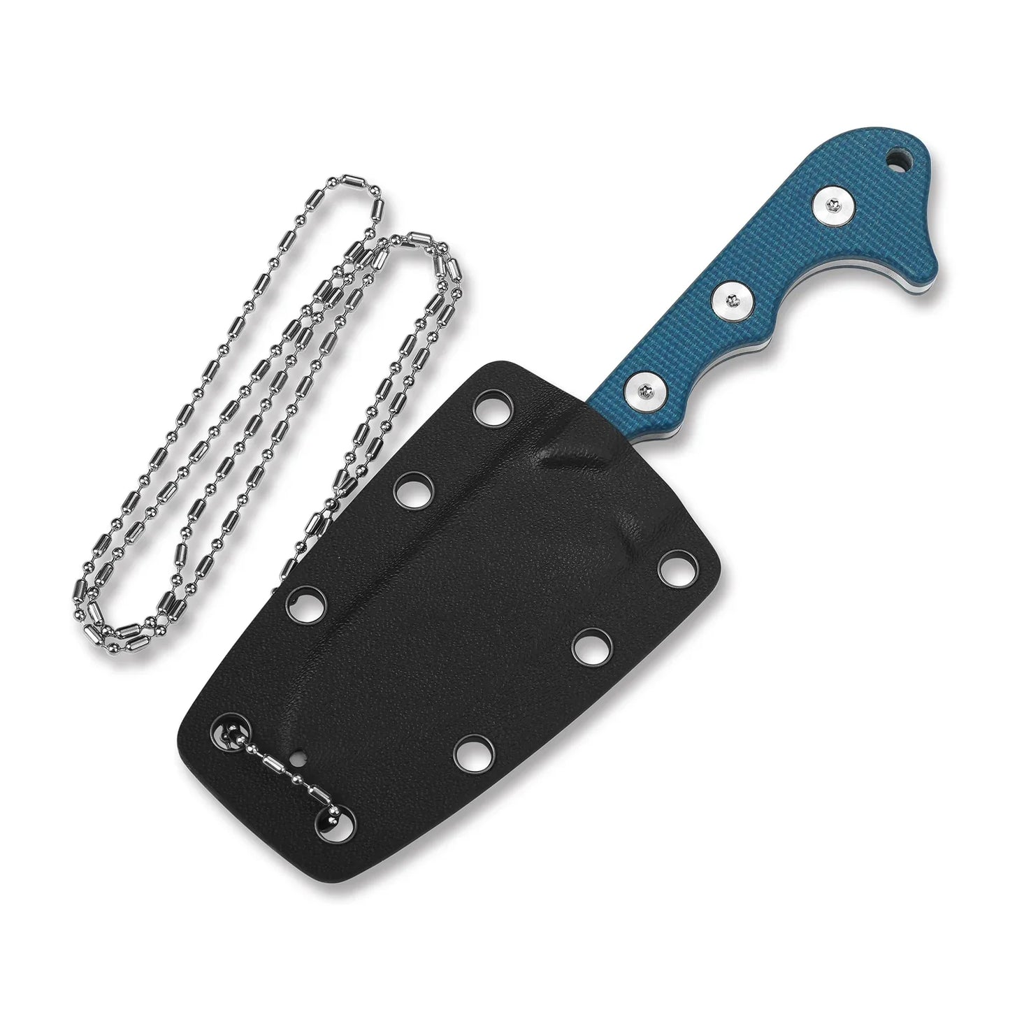 QSP Neckmuk 2.875" D2, satin finish Blue Micarta QS125-D