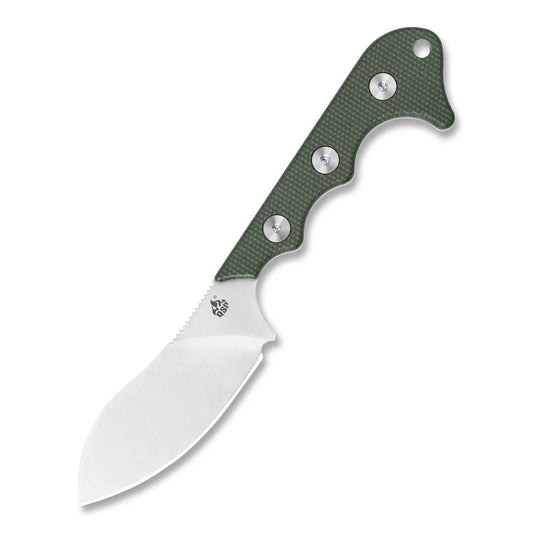 QSP Neckmuk 2.875" D2, satin finish Green Micarta QS125-F