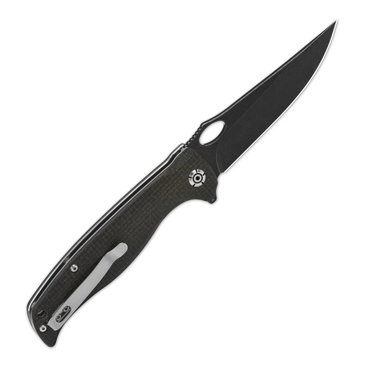 QSP Gavial 4.00" D2 Dark brown Micarta QS126-D2