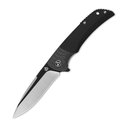QSP Harpyie 3.75" CPM S35VN Carbon fiber with black G10 QS129-A