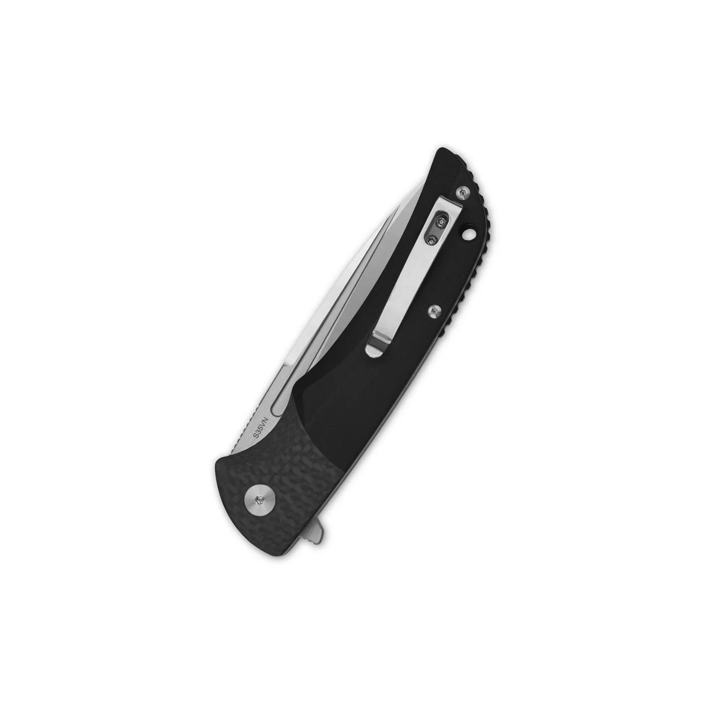 QSP Harpyie 3.75" CPM S35VN Carbon fiber with black G10 QS129-B