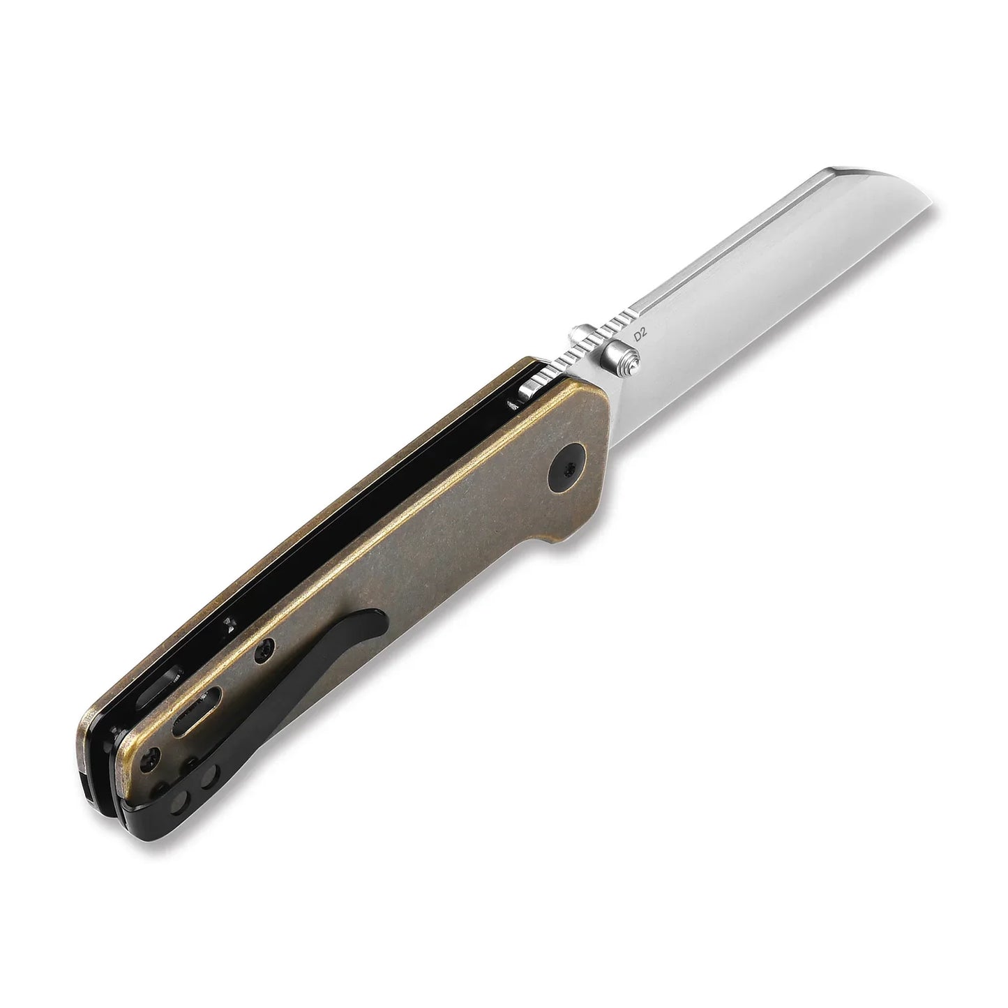 QSP Penguin 3.06" D2 2 Tone stonewashed Brass QS130-F