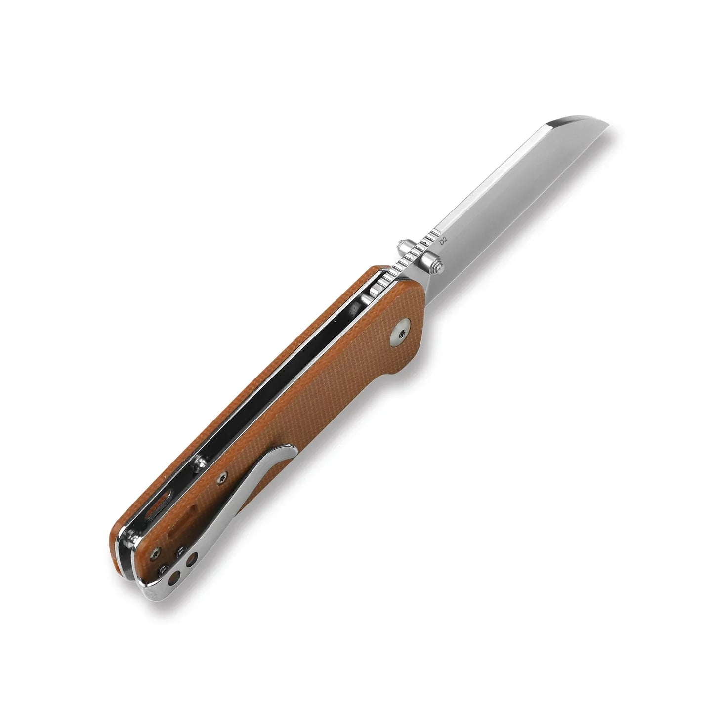 QSP Penguin 3.06" D2, 2 tone Satin finish Tan Micarta QS130-J