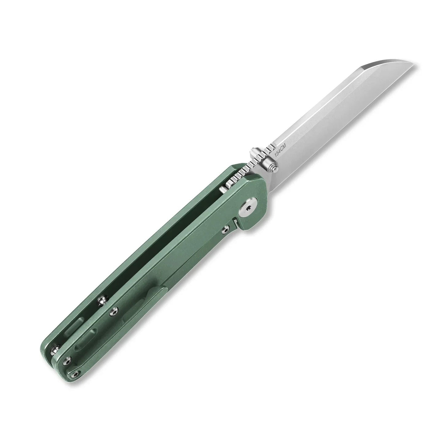 QSP Penguin 3.06" 154CM Stonewashed Titanium QS130-X