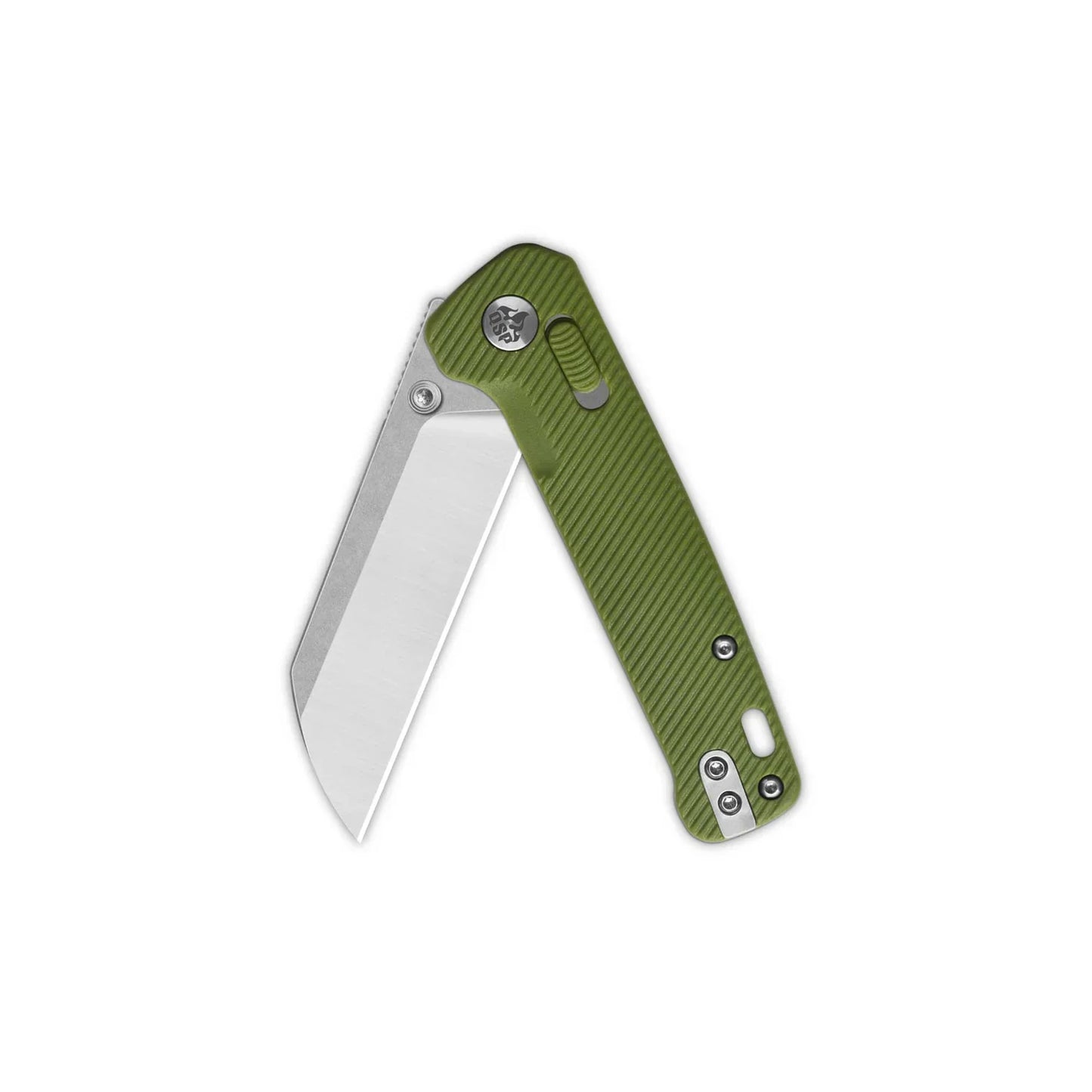 QSP Penguin 3.06" 14C28N Blade OD Green FRN Handle  QS130GL-B1