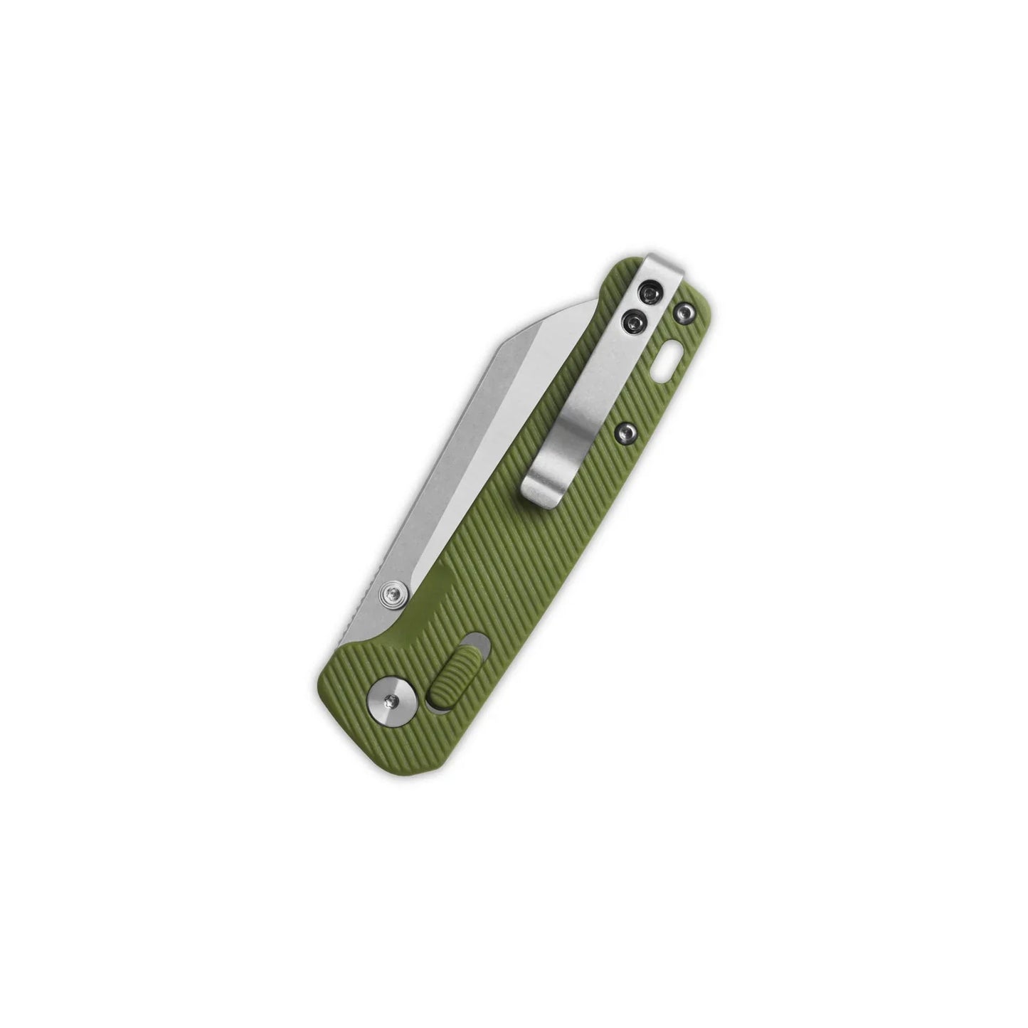 QSP Penguin 3.06" 14C28N Blade OD Green FRN Handle  QS130GL-B1