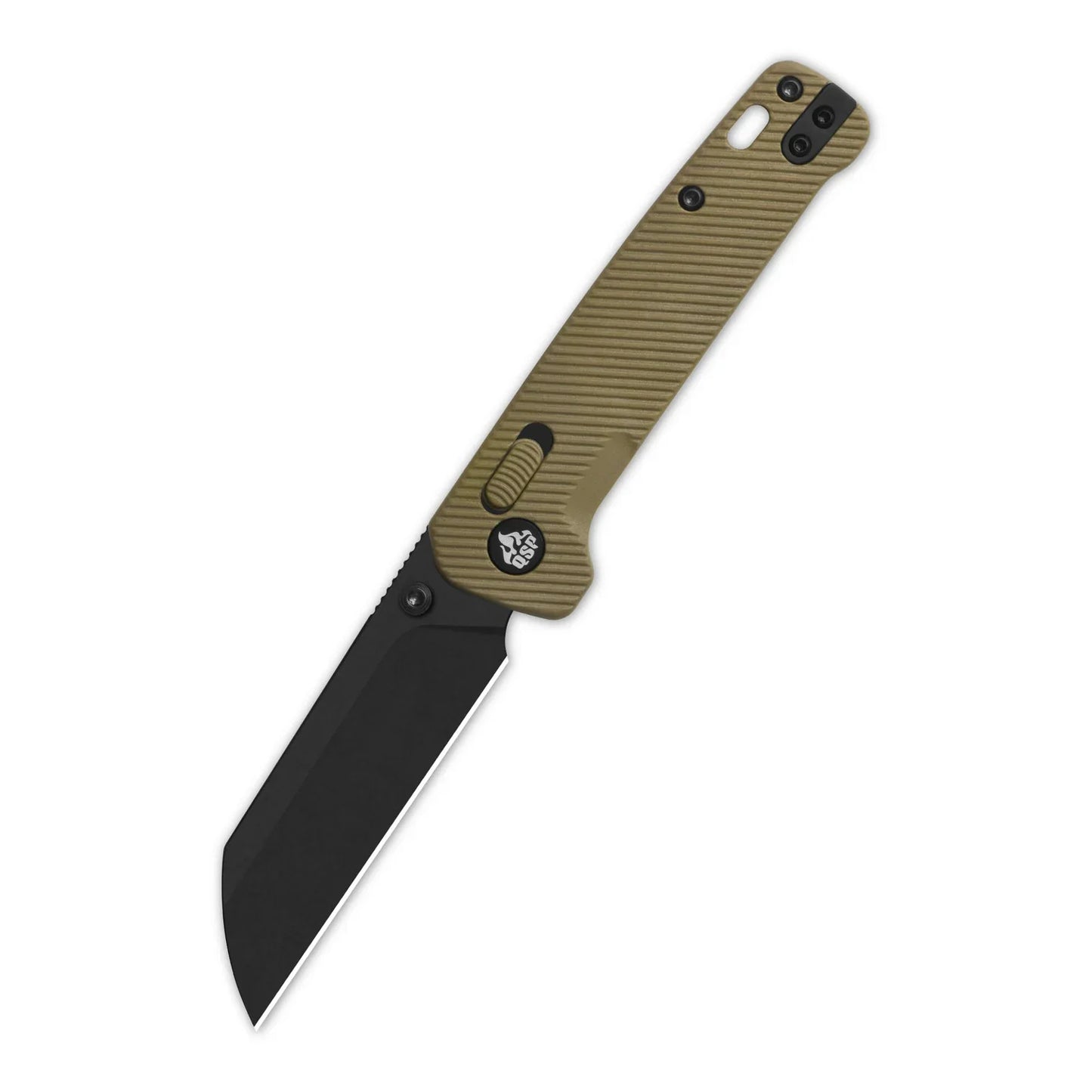 QSP Penguin 3.06" 14C28N Blade Khaki FRN Handle QS130GL-C2