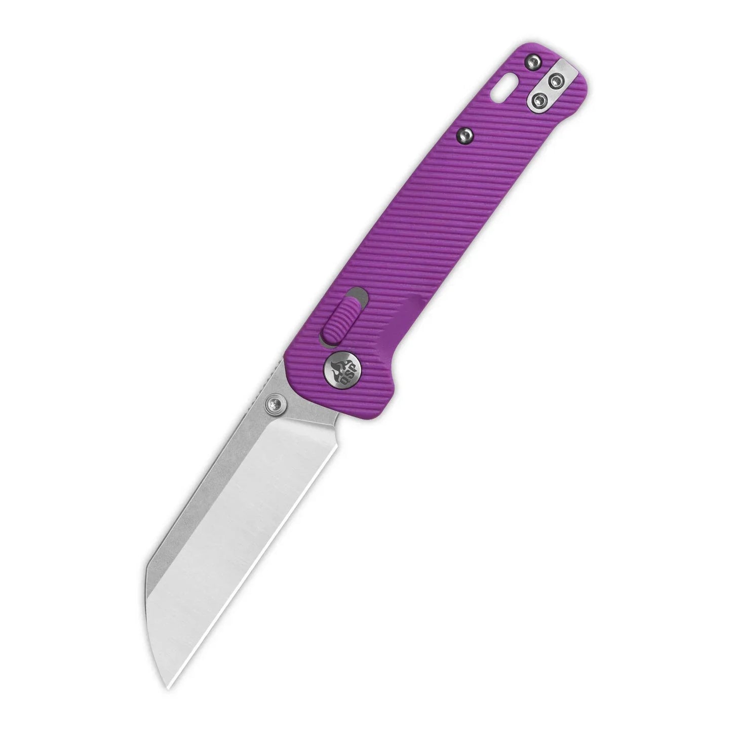 QSP Penguin 3.06" 14C28N Blade Purple FRN Handle QS130GL-E1